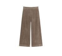 Chinohose MARC O'POLO "aus Baumwoll-Breitcord", Damen, Gr. 34, Normalgrößen, braun (stone taupe), Cord, Obermaterial: 100% Baumwolle, unifarben, lang, Hosen Chinohose (68363131-34) stone taupe