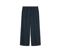 Chinohose MARC O'POLO "aus TENCEL™ Lyocell mit Bio-Baumwolle", Damen, Gr. 36, Normalgrößen, blau (tiefblau sea), Obermaterial: 70% Lyocell, 30% Baumwolle, unifarben, casual, relaxed fit lang, Hosen (6