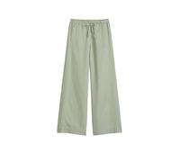 Chinohose MARC O'POLO "aus Bio-Baumwolle-TENCEL™ Lyocell-Leinen-Mix", Damen, Gr. 36, Normalgrößen, fresh sage, Twill, Obermaterial: 54% Baumwolle, 23% Lyocell, 23% Leinen, unifarben, kurz, Hosen Chino