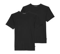 Marc O'Polo Marc O Polo Basic Men Crew Neck Shirt 2P Schwarz Baumwolle Large Herren