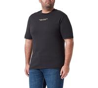 Marc O'Polo Men's 322247751192 Print Tee, Rib Collar, Print on Che