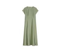 Midikleid MARC O'POLO "aus Viskose-Mix", Damen, Gr. 40, Normalgrößen, fresh sage, Obermaterial: 83% Viskose, 17% Polyamid, unifarben, regular fit wadenlang, Rundhals, Kleider Midikleid (25733567-40) f