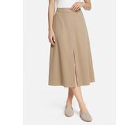 Marc O'Polo Midirock mit Leinen-Anteil Damen Lyocell beige, 34