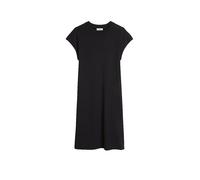Jerseykleid MARC O'POLO "mit TENCEL™ Modal", Damen, Gr. L, Normalgrößen, deep night blau, Obermaterial: 48% Modal, 48% Baumwolle, 4% Elasthan, unifarben, regular fit ca. Mitte Knie, Kleider Jerseyklei