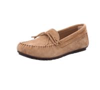 Mokassin MARC O'POLO "aus weichem Veloursleder", Damen, Gr. 40, schwarzer sand, Obermaterial: 100% Leder (Rind), unifarben, Schuhe Mokassin (82189525-40) schwarzer sand