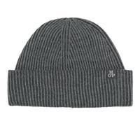 Marc O'Polo Mütze Knitted Hat Tuck Structure Graphite Grey Melange dunkelgrau