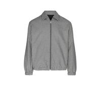 Hemdjacke MARC O'POLO, Herren, Gr. XXL, braun (medium blau), Twill, Obermaterial: 100% Baumwolle, kariert, oversize hüftbedeckend, elastischer Bund, Jacken, aus Bio-Baumwoll-Twill, Overshirt (65891850