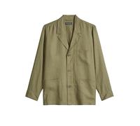 Marc O'Polo Kurzjacke aus reinem Leinen Herren, regular fit, Doppelmanschette, XL, fresh seaweed