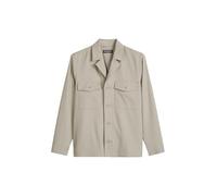 Kurzjacke MARC O'POLO "aus weichem Funktionsleinen", Herren, Gr. XL, charleston gray, Obermaterial: 48% Leinen, 26% Polyester, 24% Viskose, 2% Elasthan, unifarben, regular fit, Doppelmanschette, Jacke