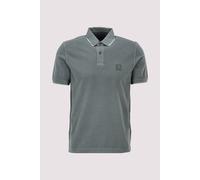 Poloshirt MARC O'POLO "aus reiner Bio-Baumwolle", Herren, Gr. M, skipping stone, Obermaterial: 100% Baumwolle, unifarben, regular fit, Shirts (64319145-M) skipping stone