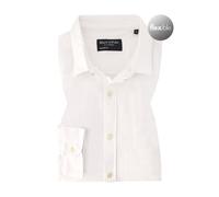 Marc O'Polo Polo Hemd Herren Regular Fit Langarm Jersey weiß, L