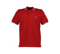 Marc O'Polo Herren Kurzarm-Poloshirt aus Bio-Baumwolle Regular Fit, Rot (Tall Poppy), M