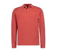 Langarm-Poloshirt MARC O'POLO "aus reiner Bio-Baumwolle", Herren, Gr. L, light carmine, Obermaterial: 100% Baumwolle, unifarben, regular fit, Langarm, Shirts (34991103-L) light carmine