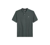 Poloshirt MARC O'POLO "aus reiner Bio-Baumwolle", Herren, Gr. L, midnight moss, Obermaterial: 100% Baumwolle, unifarben, regular fit, Rippbündchen, Shirts (93105058-L) midnight moss