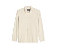 Langarmhemd MARC O'POLO "aus Bio-Baumwolle und TENCEL™ Lyocell", Herren, Gr. S, Normalgrößen, grau silk, Obermaterial: 75% Baumwolle, 25% Lyocell, unifarben, regular fit normal, Hemden (46972312-S) gr