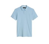 Poloshirt MARC O'POLO, Herren, Gr. M, dusted blau, Obermaterial: 100% Baumwolle, slim fit normal, Shirts, Jersey slim aus reiner Bio-Baumwolle (96764121-M) dusted blau