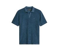 Poloshirt MARC O'POLO "aus weichem Jersey-Frottee", Herren, Gr. XXL, stormy blau, Obermaterial: 100% Baumwolle, unifarben, regular fit, normaler Saum, Shirts (34236309-XXL) stormy blau