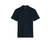 Poloshirt MARC O'POLO, Herren, Gr. XXL, schwarz navy, Obermaterial: 100% Baumwolle, slim fit normal, Shirts, Jersey slim aus reiner Bio-Baumwolle (97218612-XXL) schwarz navy