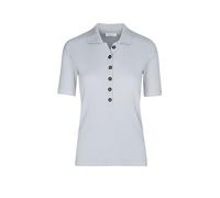 Poloshirt MARC O'POLO "mit TENCEL™ Modal", Damen, Gr. XL, grau horizon, Obermaterial: 58% Baumwolle, 38% Modal, 4% Elasthan, unifarben, slim fit, Shirts (51863052-XL) grau horizon