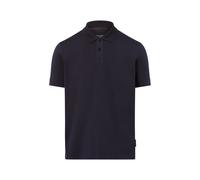 Poloshirt MARC O'POLO "aus Bio-Baumwoll-Mix", Herren, Gr. XL, blau (schwarz navy), Obermaterial: 95% Baumwolle, 5% Elasthan, unifarben, casual, regular fit, Kurzarm, Shirts (37448664-XL) schwarz navy