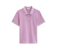 Poloshirt MARC O'POLO "aus Piqué-Jersey", Damen, Gr. L, warm lila, Obermaterial: 96% Baumwolle, 4% Elasthan, unifarben, regular fit, Shirts (86829133-L) warm lila