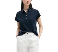 Poloshirt MARC O'POLO, Damen, Gr. L, deep night blau, Obermaterial: 100% Baumwolle, loose fit normal, Shirts, loose aus weichem Single Jersey (61352619-L) deep night blau