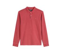 Langarm-Poloshirt MARC O'POLO "aus reiner Bio-Baumwolle", Herren, Gr. S, light carmine, Obermaterial: 100% Baumwolle, unifarben, regular fit, Langarm, Shirts (34991103-S) light carmine