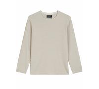Marc O'Polo Pullover Herren Regular Fit Rundhals Baumwolle beige, XL