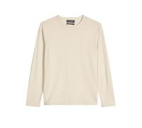 Rundhalspullover MARC O'POLO "aus Bio-Baumwoll-Kaschmir-Mix", Herren, Gr. XXL, beige (grau silk), Pullover Rundhalspullover (90685021-XXL) grau silk