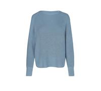 Strickpullover MARC O'POLO, Damen, Gr. XL, fall sky, Strick, Obermaterial: 100% Baumwolle, Rundhals, Bündchen, Pullover Strickpullover (17272644-XL) fall sky