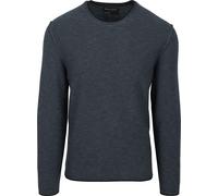 Marc O'Polo Pullover Crewneck Cotton/Linen Dark Blue - Größe L Blau L
