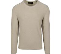Marc O'Polo Pullover Crewneck Cotton/Linen Gray Silk - Größe XXL Wollweiß XXL
