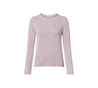 Strickpullover MARC O'POLO "aus softem Baumwoll-Garn", Damen, Gr. XS, lila (pale lila), Obermaterial: 100% Baumwolle, unifarben, casual, Rundhals, Langarm, Pullover (85221357-XS) pale lila