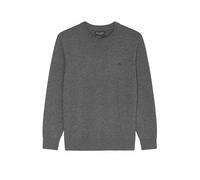 Marc O'Polo Regular Fit Pullover aus Baumwoll-Mix mit Schurwoll-Anteil in Anthrazit, Größe M