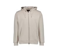 Sweatjacke MARC O'POLO "mit seitlichen Rippeinsätzen", Herren, Gr. XXL, grau (gray silk), Obermaterial: 100% Baumwolle, unifarben, sportlich, regular fit, Langarm, Sweatjacken (72750260-XXL) gray silk