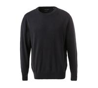 Marc O'Polo Regular Fit Pullover aus Baumwoll-Mix mit Schurwoll-Anteil in Marine, Größe L