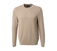 Marc O'Polo Pullover Herren Rundhals Baumwolle beige, XXL