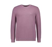 Rundhalspullover MARC O'POLO, Herren, Gr. XL, violet mauve, Strick, Obermaterial: 100% Baumwolle, Rundhals, Bündchen, Pullover, in Piqué-Struktur (14666956-XL) violet mauve