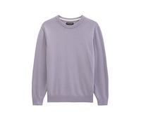 Rundhalspullover MARC O'POLO, Herren, Gr. M, lila (lila dawn), Strick, Obermaterial: 54% Baumwolle, 29% Schurwolle, 17% Polyamid, regular fit normal, Rundhals, Bündchen, Pullover Rundhalspullover, reg