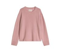 Strickpullover MARC O'POLO "aus flauschiger Lambswool", Damen, Gr. L, misty rose, Obermaterial: 100% Schurwolle, unifarben, Rundhals, Pullover Strickpullover (76185520-L) misty rose
