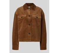 Overshirt, boxy shape, modern shirt details WARM BROWN 36 WARM BROWN