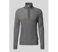 Marc O'Polo Strickpullover mit Wollanteil Herren grau, XXL