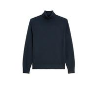 Rollkragenpullover MARC O'POLO "aus weicher Merinowolle", Herren, Gr. L, blau (schwarz navy), Obermaterial: 100% Schurwolle, unifarben, Pullover Rollkragenpullover (96731043-L) schwarz navy