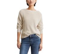 Marc O'Polo Damen Strickpullover aus Bio-Baumwolle Loose Fit, sand, Gr. M