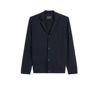 Cardigan MARC O'POLO "aus reiner Bio-Baumwolle", Herren, Gr. M, blau (schwarz navy), Obermaterial: 89% Baumwolle, 11% Polyamid, unifarben, casual, regular fit, Langarm Strickbündchen, Strickjacken (50
