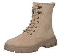Stiefelette MARC O'POLO "aus hochwertigem Velours-Rindleder", Damen, Gr. 37, beige (earthy taupe), Obermaterial: 100% Leder, unifarben, Schuhe Stiefelette (51011650-37) earthy taupe