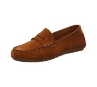 Mokassin MARC O'POLO "aus Velours-Rindleder", Damen, Gr. 39, cognac, Obermaterial: 100% Leder (Rind), unifarben, Schuhe Mokassin (63987144-39) cognac