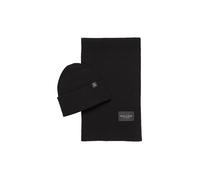 Marc O'Polo Knitted Hat And Scarf Set Black