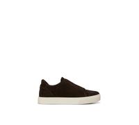 Sneaker MARC O'POLO "aus geöltem Veloursleder", Herren, Gr. 43, braun (coffee braun), Obermaterial: 100% Leder, Schuhe Sneaker (51697040-43) coffee braun