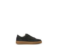 Sneaker MARC O'POLO "aus edlem Velours-Rindleder", Herren, Gr. 43, schwarz (schwarz graphite), Obermaterial: 100% Leder, unifarben, Schuhe Sneaker (88416362-43) schwarz graphite